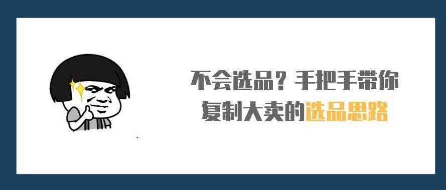 不会选品？手把手带你复制大卖的选品思路