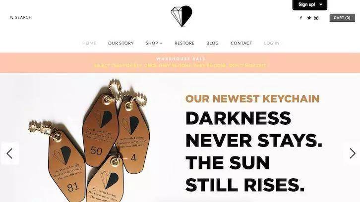 出口电商卖家如何搭建自建站?外媒盘点Shopify 50+经典店铺设计(二)