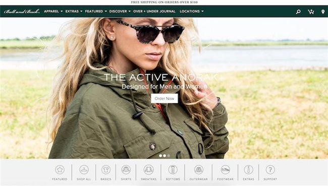 出口电商卖家如何搭建自建站?外媒盘点Shopify 50+经典店铺设计(五)