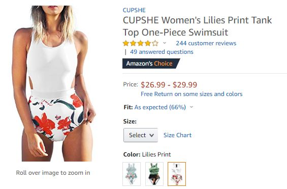 亚马逊夏季选品攻略丨欧美消费者都爱买这样的泳装