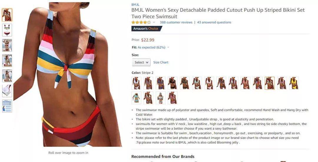 亚马逊夏季选品攻略丨欧美消费者都爱买这样的泳装