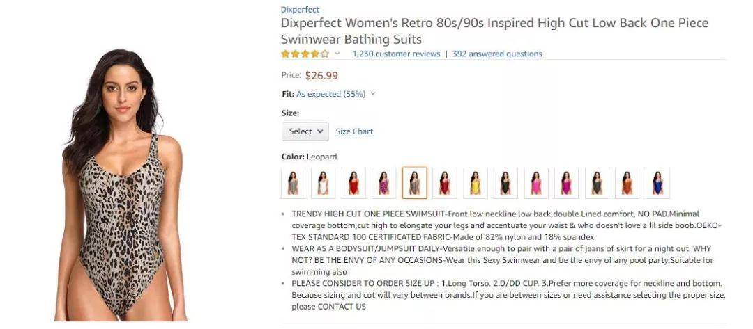 亚马逊夏季选品攻略丨欧美消费者都爱买这样的泳装