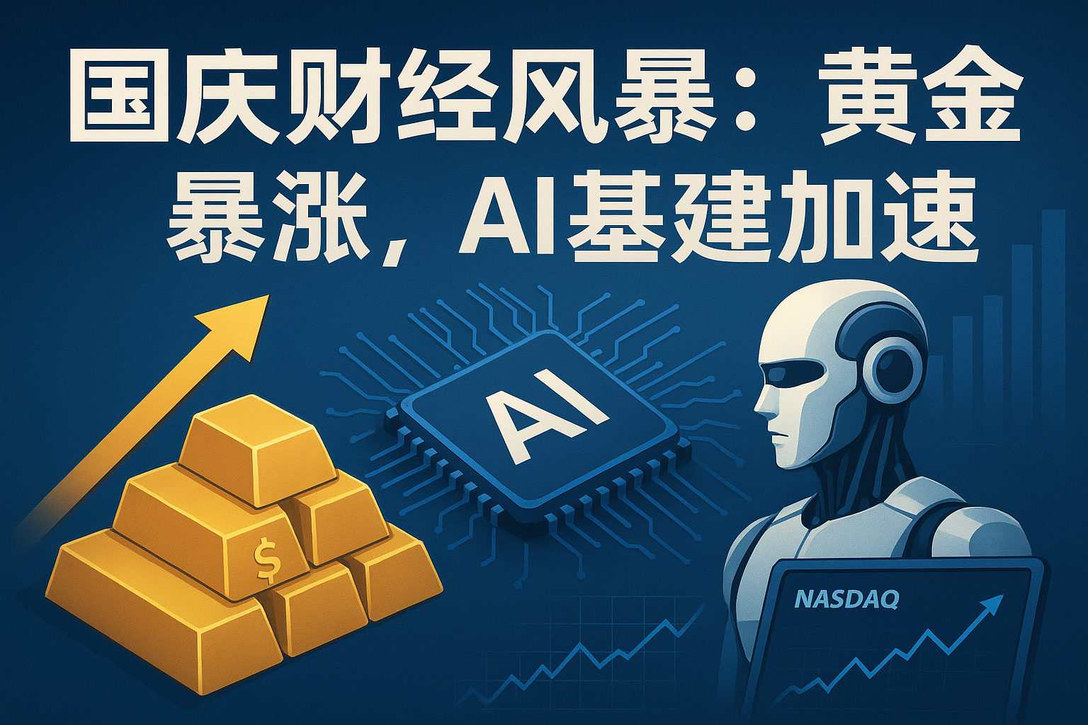 国庆财经风暴：黄金狂飙、AI基建加速、芯片涨声再起，中国资本市场的“新周期”或已悄然开启