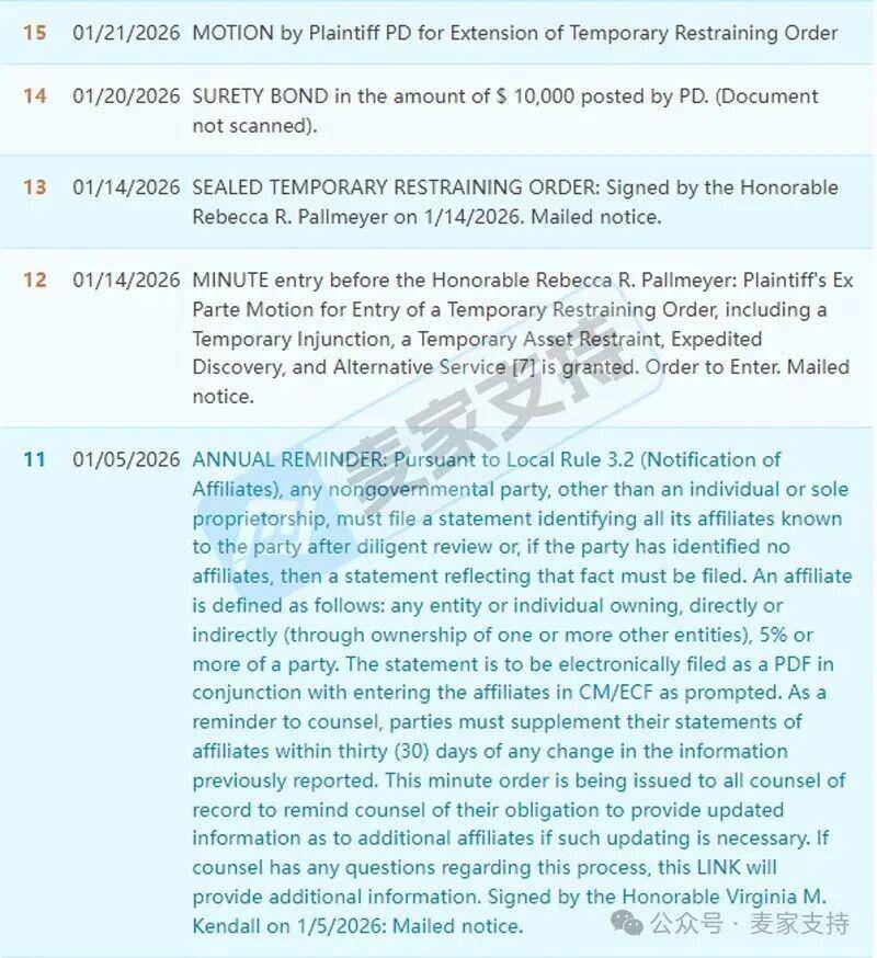5-cv-13523,快拆相机背带夹隐匿维权,涉案账户资金已被TRO冻结!"